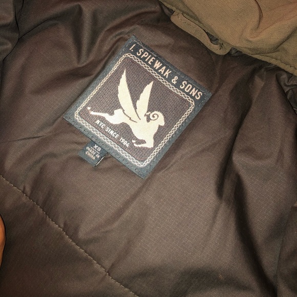 SALE Spiewak Hooded Green Parka Coat W/ Thinsulate - Picture 6 of 8